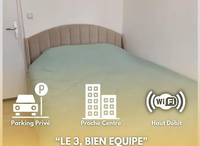 Le 3, Wifi, Parking, Centre
