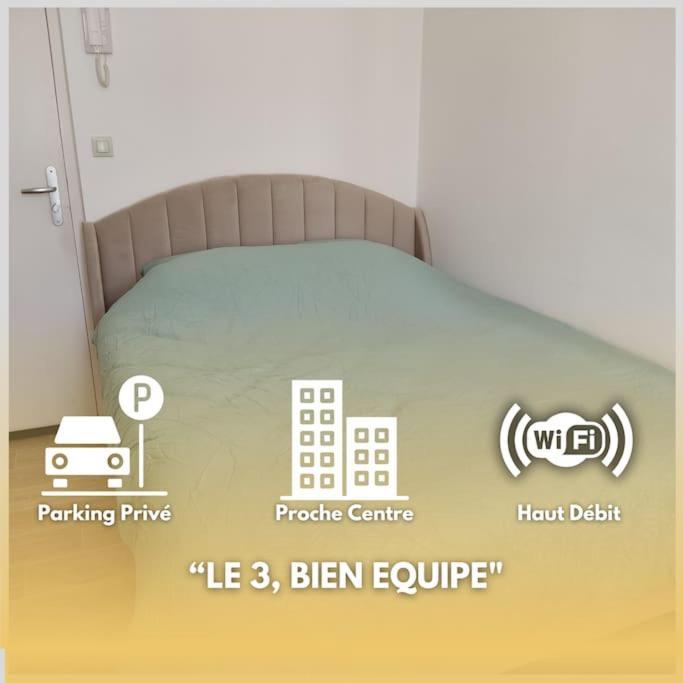 Le 3, Wifi, Parking, Centre Chateauroux